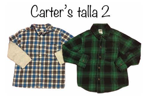 Camisas Carters De Niño Talla 2