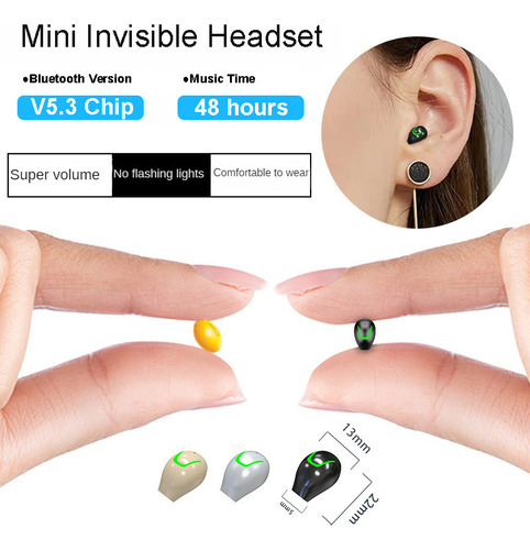 Mini Audífonos Invisibles Intraurales Con Micrófono
