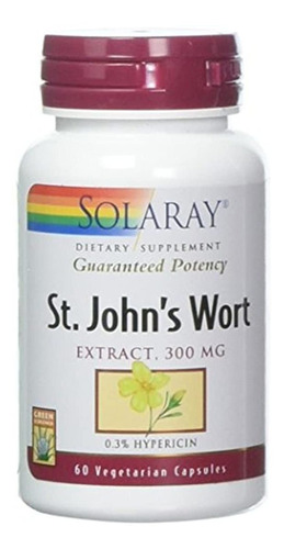 St. John 's Wort 300 mg 60 °cápsulas De Solaray