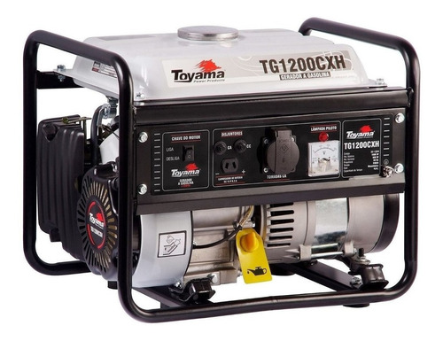 Imagem 1 de 3 de Gerador portátil Toyama TG1200CXH-220V 1100W monofásico com tecnologia AVR