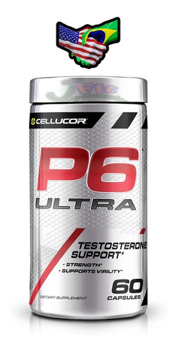 Cellucor P6 Ultra Testosterone Promoção 60cp. U.s.a Garantia