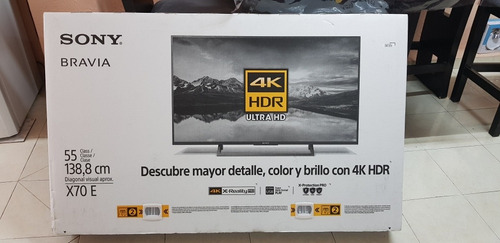 Smart Tv De 55 Pulgadas 4k Sony