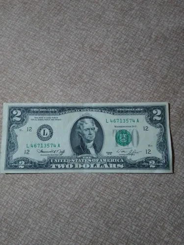 billete de 2 dolares 1976 serie b precio