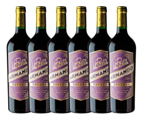 Vino Tinto La Posta Armando Bonarda 6x750 Ml - Laura Catena