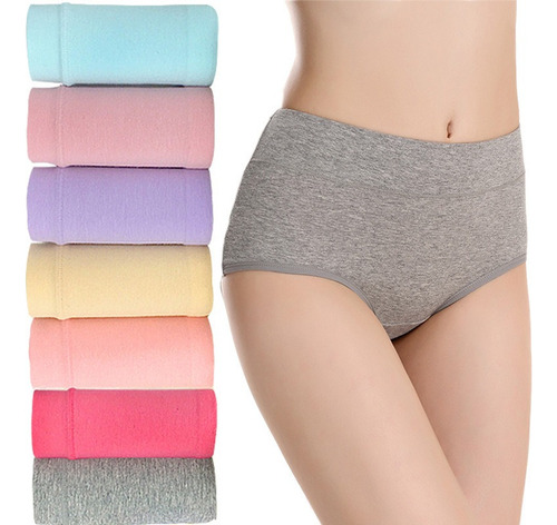 10pcs Bragas De Mujer De Color Puro De La Cadera