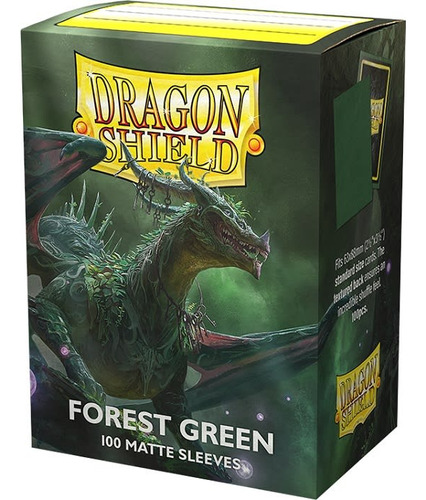 Protectores Dragon Shield: Matte Standard - Forest Green