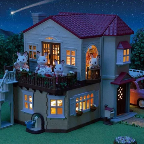 Ático secreto con tejado rojo de Sylvanian House Epoch 5708