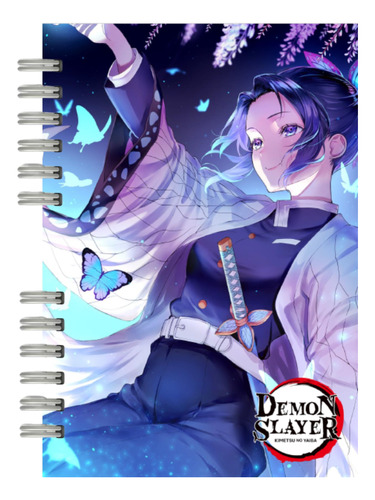 Planner De Shinobu (demon Slayer)  + Chapita De Regalo