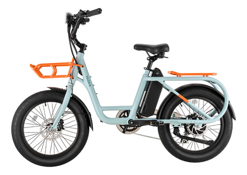 Yadea Cocoa Bicicleta Eléctrica Motor 32km/h 15ah 48v Verde Azulado
