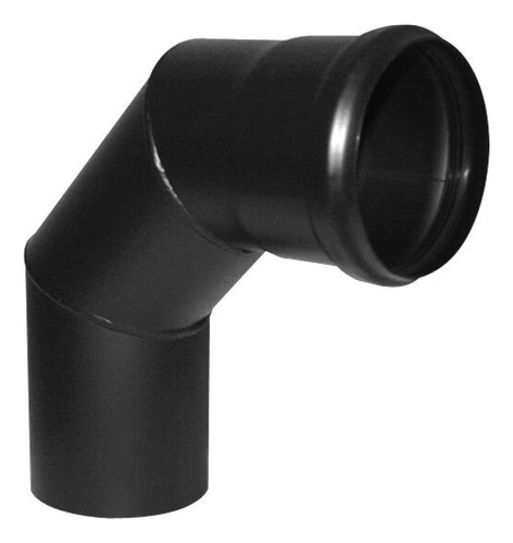 Caño 80mm Codo 90º Para Calefactores A Pellet