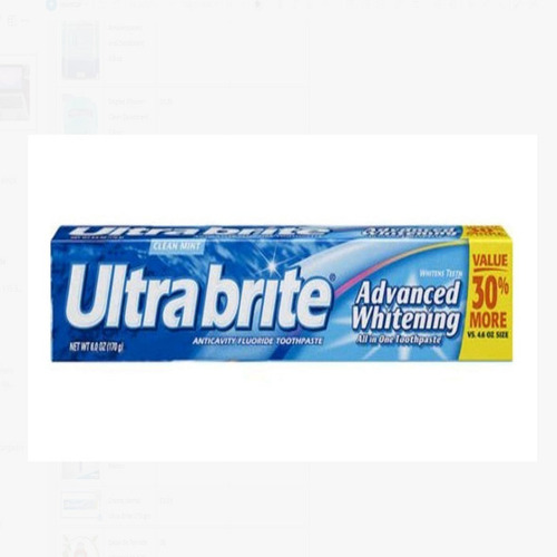 Imagen 1 de 1 de Crema Dental Ultrabrite 170 Gr