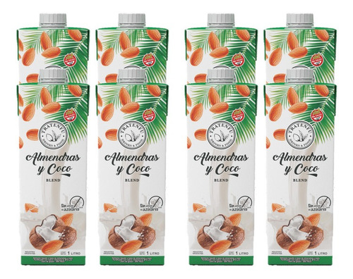 Leche De Almendras Y Coco Tratenfu X8 Und