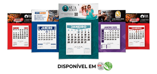 Mega Pacote Calendários 2025 Completo Em Corel #2028