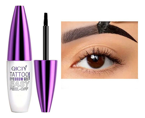 Pasta Para Cejas Impermeabl Duración Resistente Marrón Gris