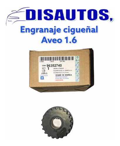 Engranaje De Cigüeñal De Aveo 1.6