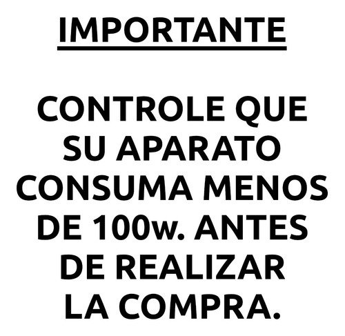 Imagen 2 de 4 de Transformador 220v A 110v De 100w. Reforzado - Belgrano
