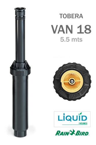 Aspersor Riego Tobera + Boquilla Van 18 Rain Bird (5,5 Mts)