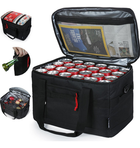 Hielera Xl Impermeable 32l 48 Latas. Bolsa Térmica Plegable