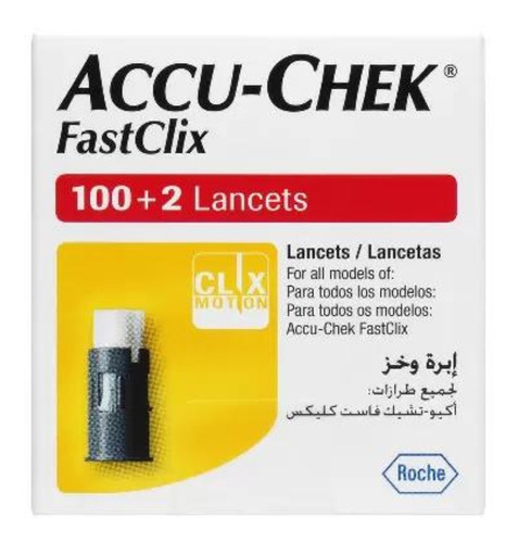 Accu Chek Fastclix 100+2 Lanceta