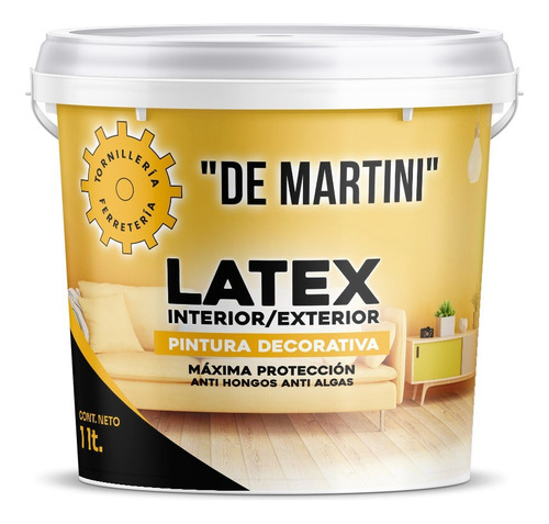 Pintura Latex Antihongo Humedad Interior Lavable 20 Lts  Tyt