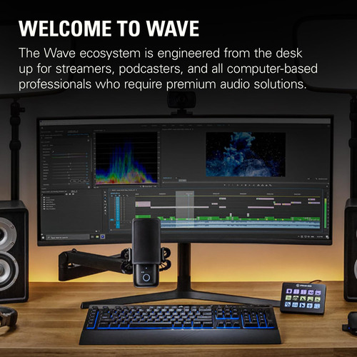 Brazo Para Micrófono Elgato Wave Mic Arm Lp Premium De Perfi