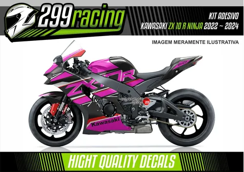 Kit Adesivo Kawasaki Zx-10r 2024 Rosa Superbike Modification Kit Adesivo Kawasaki Zx-10r 2024 Rosa Superbike Modification