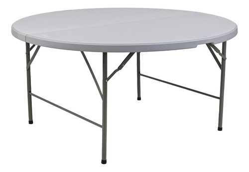 Mesa Tablon Plegable Jardin Exterior Portatil Redonda 152