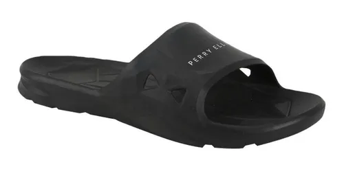 Sandalia Playa Hombre Negra Perry Ellis 4337 Horma Redonda M