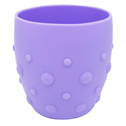 Copo Em Silicone Para Treinamento Com Grip Roxo