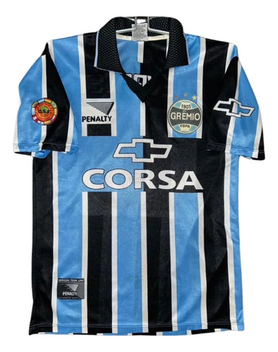 Camiseta Gremio Titular 1998/99 #10 Ronaldinho - Penalty