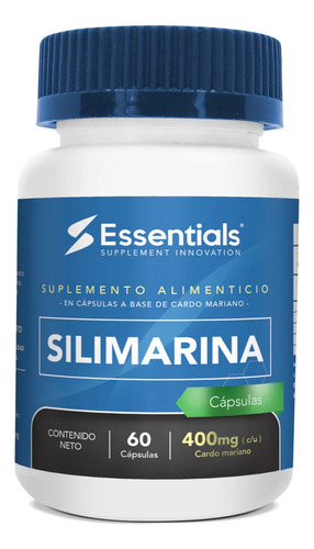 Essentials Silimarina 400 Mg 60 Tabletas Sabor Sin sabor