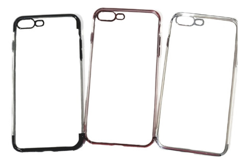 Funda Case Compatible iPhone 7 Plus/8 Plus X 3 Unidades 