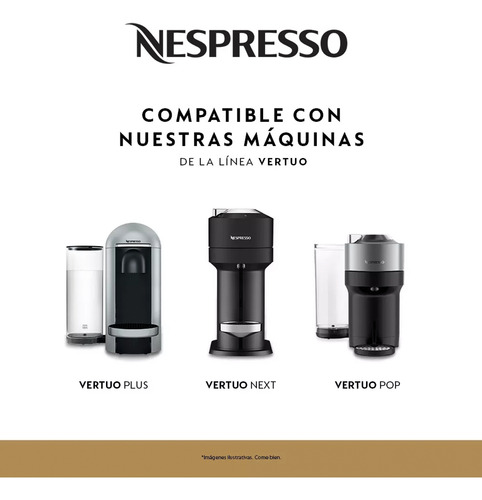 30 Cápsulas Nespresso Vertuo Melozio Bianco Doppio Vainilla