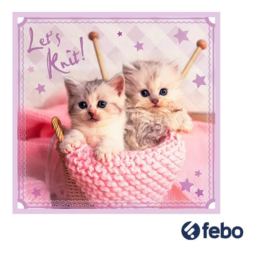 Juego Puzzle Gatitos 3 En 1 Trefl 50 Piezas Para Niños Febo