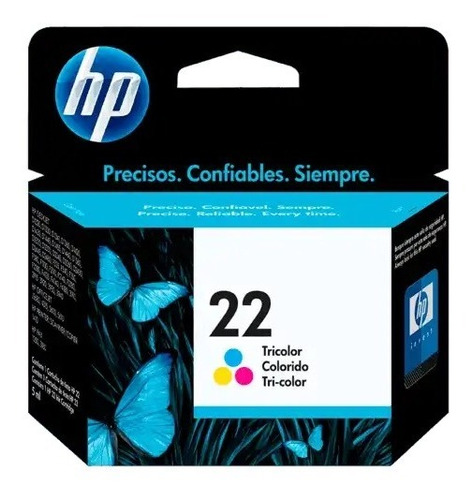 Cartucho Hp 22 Tricolor Lar Inkjet C9352al 