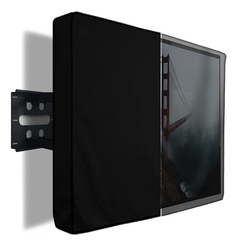 Funda Impermeable Negra Para Tv 75 Calidad Plus
