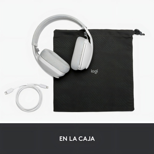 Audifono Bluetooth Logitech Zone Vibe 100 White Color Blanco