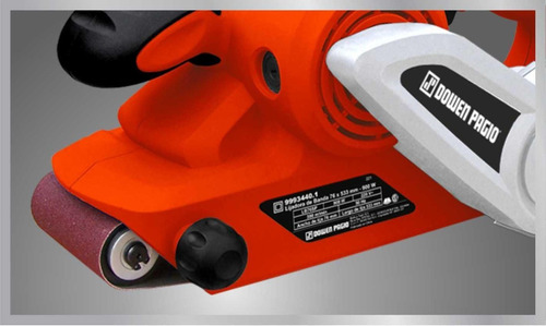 Lijadora de banda Dowen Pagio LB76SP naranja 50Hz 900W 220V