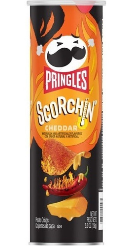 Pringles Spicy Scorchin Cheddar