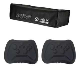 Kit Capa Protetora Novo Xbox Series S + 2 Cases Controle Eva