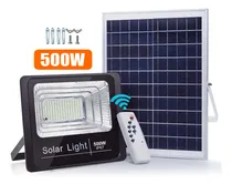 Comprar Reflector Solar 500w 6v Lampara Led Luz Blanca Panel Solar Color de la carcasa Negro Color de la luz Blanco frío
