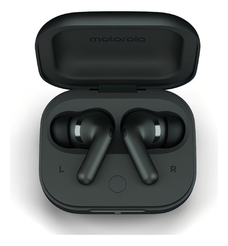 Audífonos Motorola Moto Buds+ Negro Luz Amarillo