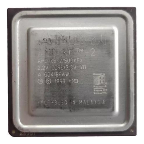 Processador Amd K6-2 500mhz Amd-k6-2/500afx Socket 7