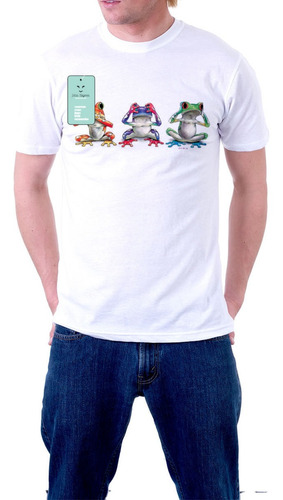 Playera Full Weight Arts 100% Cotton, Manga Corta Frogs