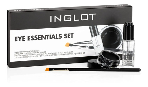 Inglot Set Para Ojos: Duraline + Gel Delineador + Pincel