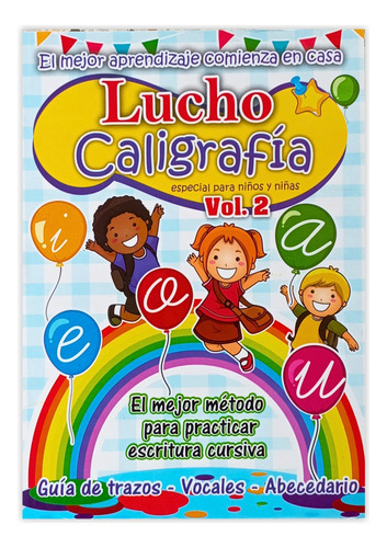 Libro Lucho Caligrafía Trazos Vocales Y Abecedario