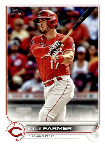 2022 Topps 557 Kyle Farmer Cincinnati Reds Serie 2 Tarjeta C