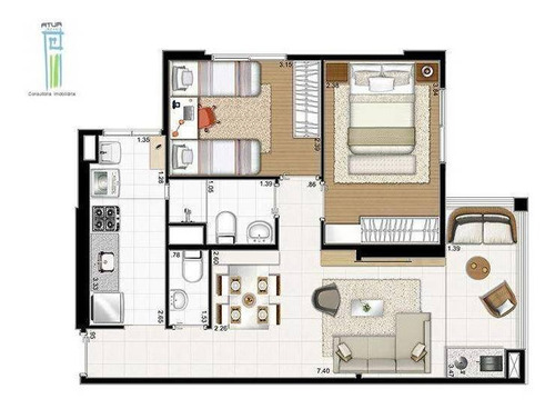 Imagem 25 de 25 de Apartamento À Venda, 55 M² Por R$ 360.000,00 - Vila Nova Cachoeirinha - São Paulo/sp - Ap1612