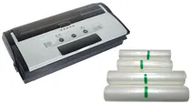 Comprar Selladora de alimentos al vacío New Meals NM5000 + Insumos negro 220V