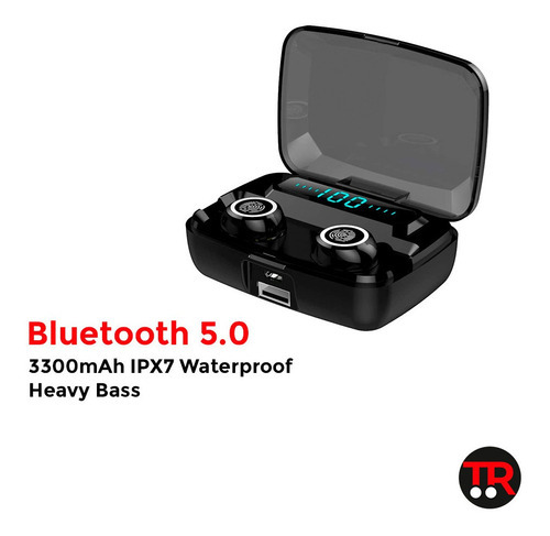 Imagen 5 de 8 de Auriculares Bluetooth 5.0 Inalámbrico M11 Touch Power Ade